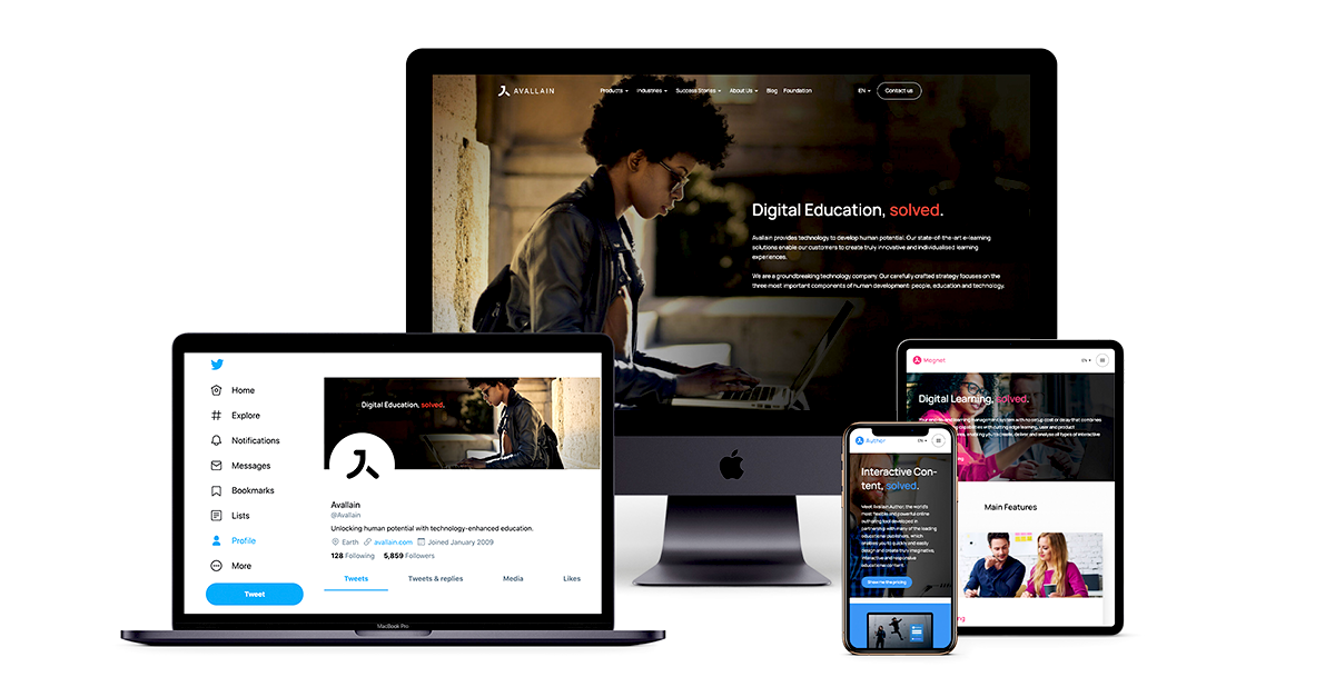 Avallain boosts its visual identity to thenew age of digital education