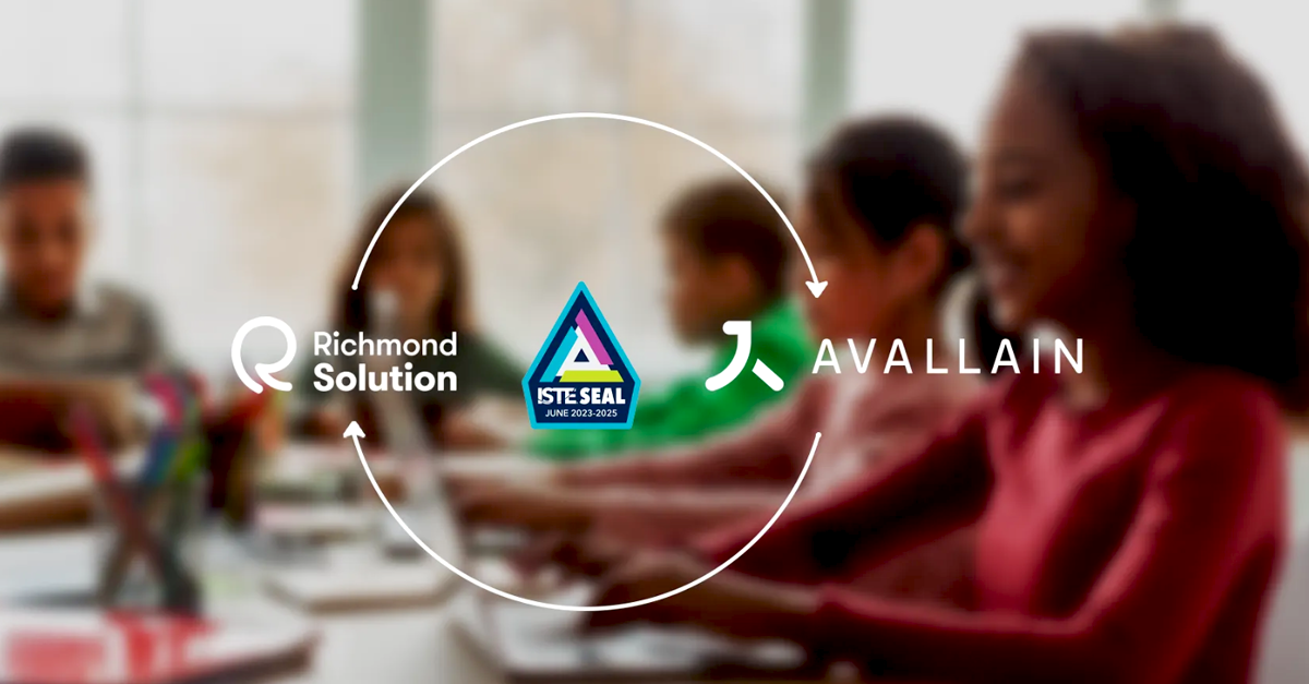 Richmond Solution, powered by Avallain, receives prestigious ISTE Seal